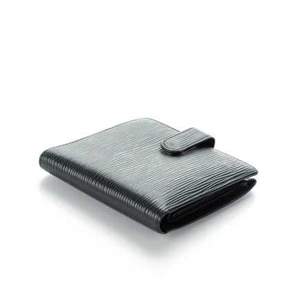 Louis Vuitton Epi Porte-Billets Compact Wallet Black 4 of 10