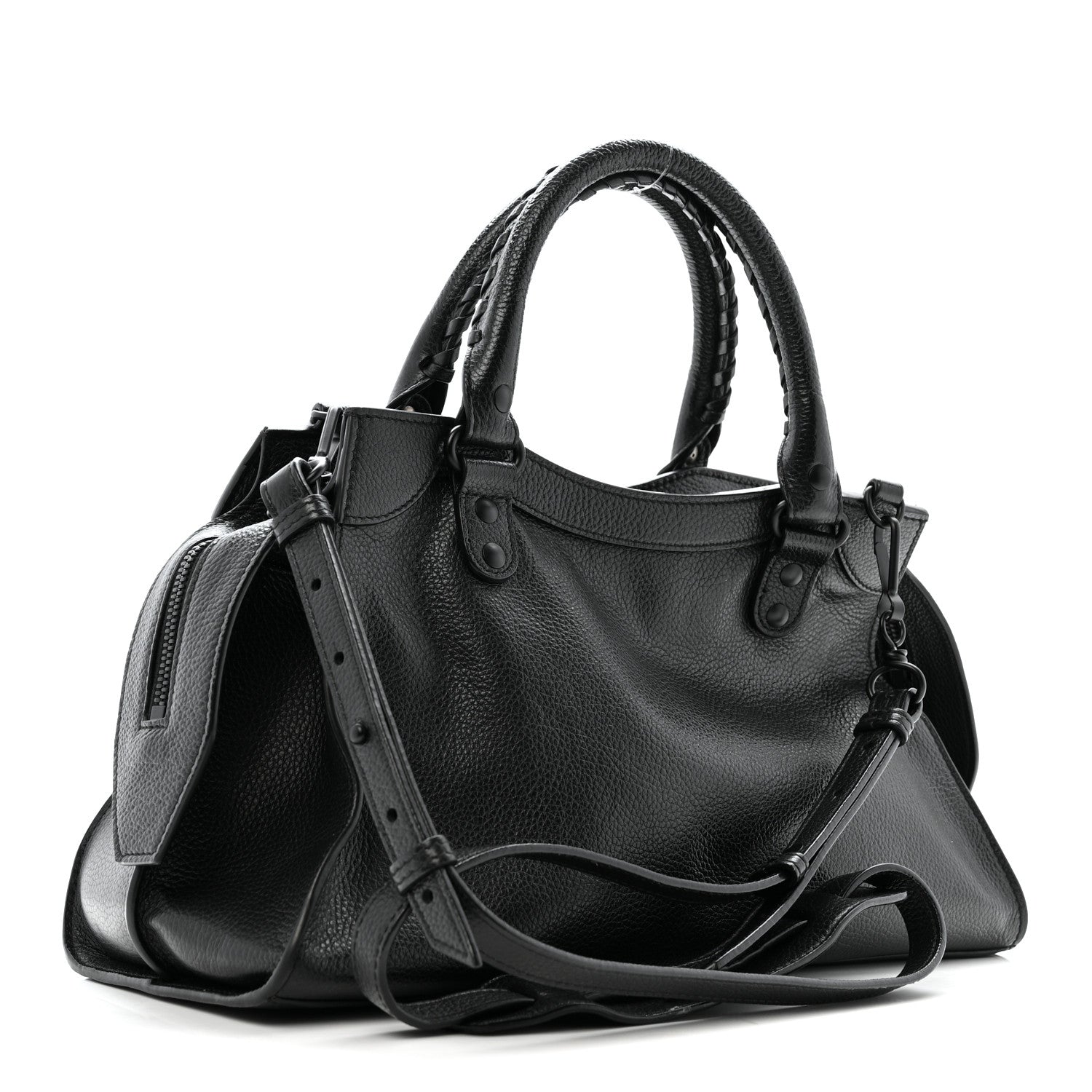 Balenciaga Grained Calfskin Neo Classic Black Hardware S City Black 3 of 12
