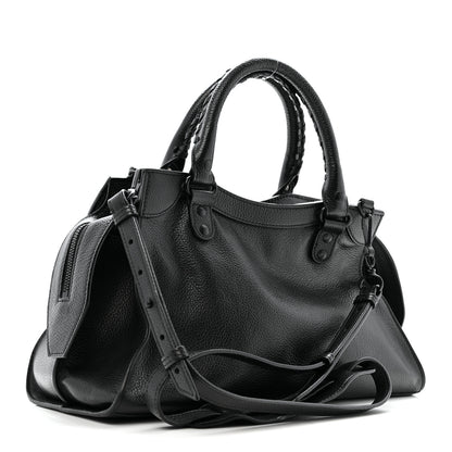 Balenciaga Grained Calfskin Neo Classic Black Hardware S City Black 3 of 12