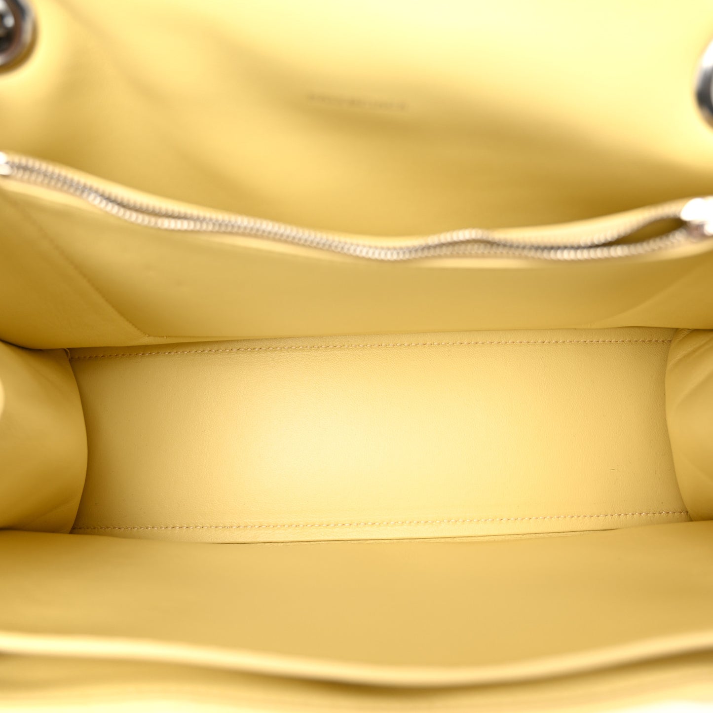 Crushed Calfskin Quilted Medium Crush Chain Bag Butter Yellow