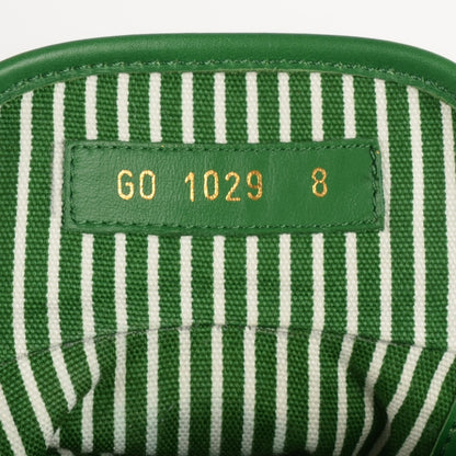 Louis Vuitton Canvas Leather High Top Sneakers 8 Green 7 of 8