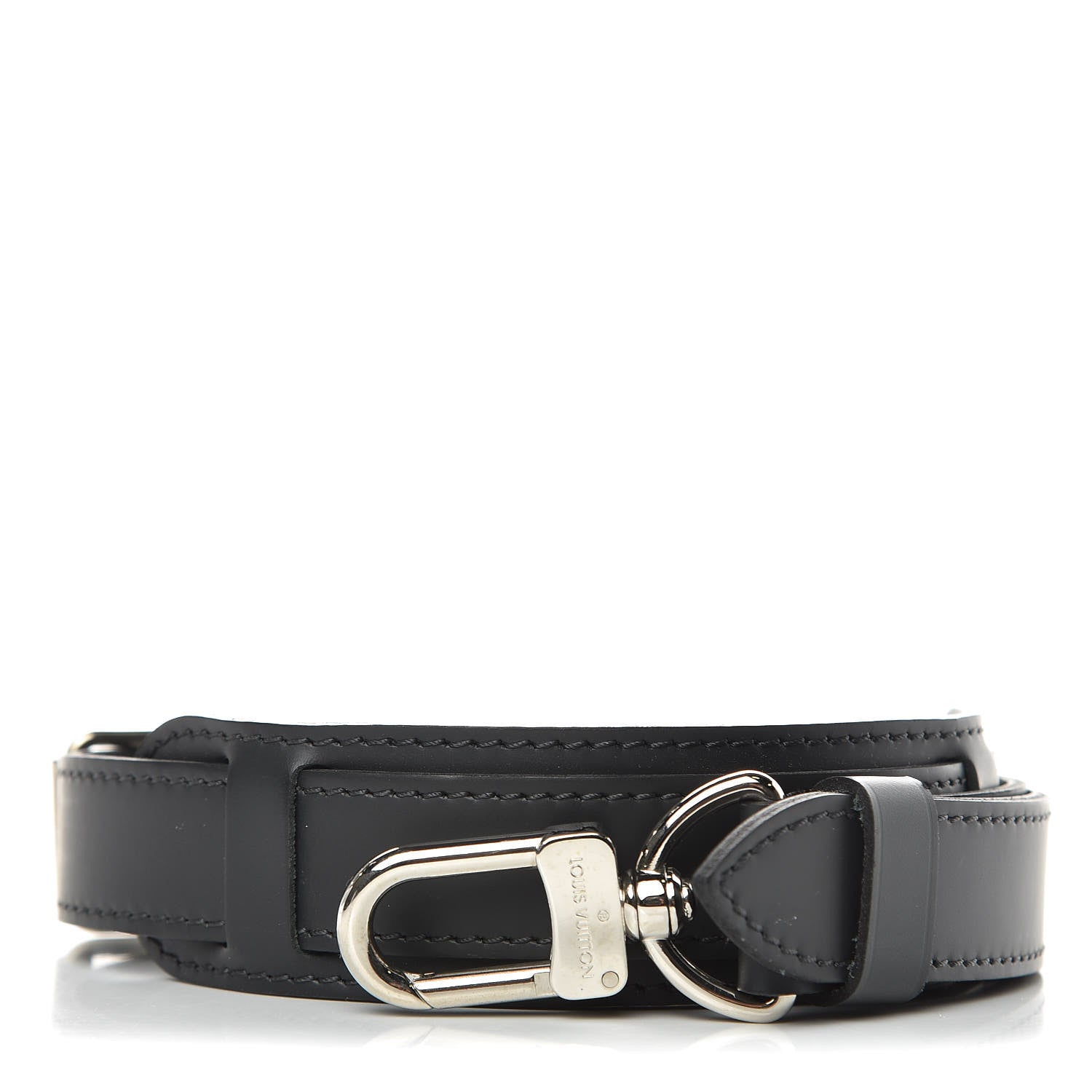 Louis Vuitton Calfskin Adjustable Keepall Bandouliere Shoulder Strap Black 1 of 3