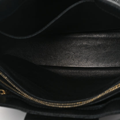 Chanel Caviar Diamond Flap Shoulder Bag Black 5 of 12