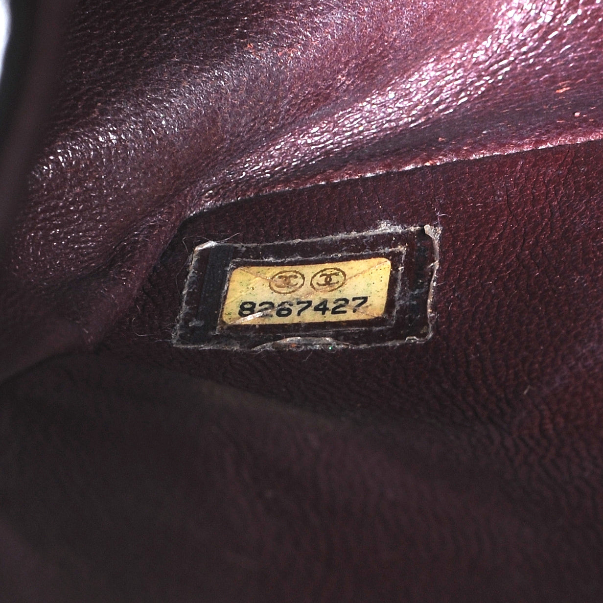 Lambskin Medium Double Flap Black