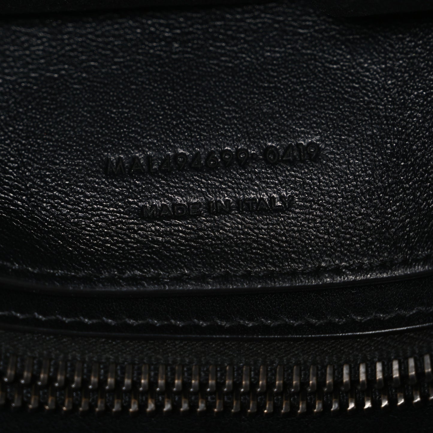 Calfskin Y Quilted Monogram Monochrome Small Loulou Chain Satchel Black