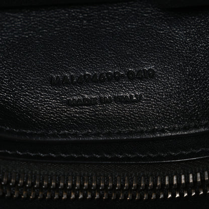 Saint Laurent Calfskin Y Quilted Monogram Monochrome Small Loulou Chain Satchel Black 7 of 10