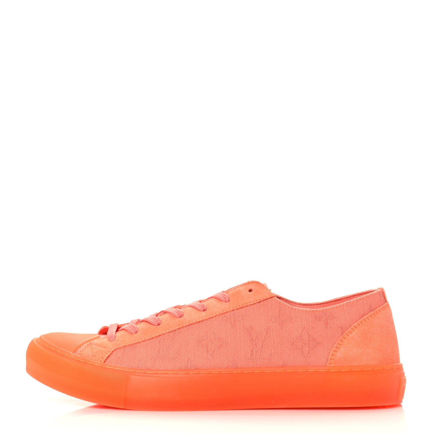 Louis Vuitton Canvas Monogram Mens Tattoo Sneakers 8 Orange 1 of 8