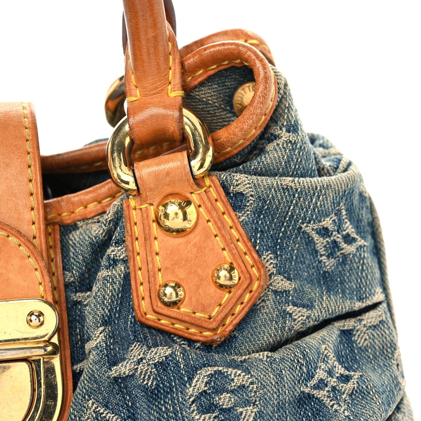 Monogram Denim Pleaty Blue