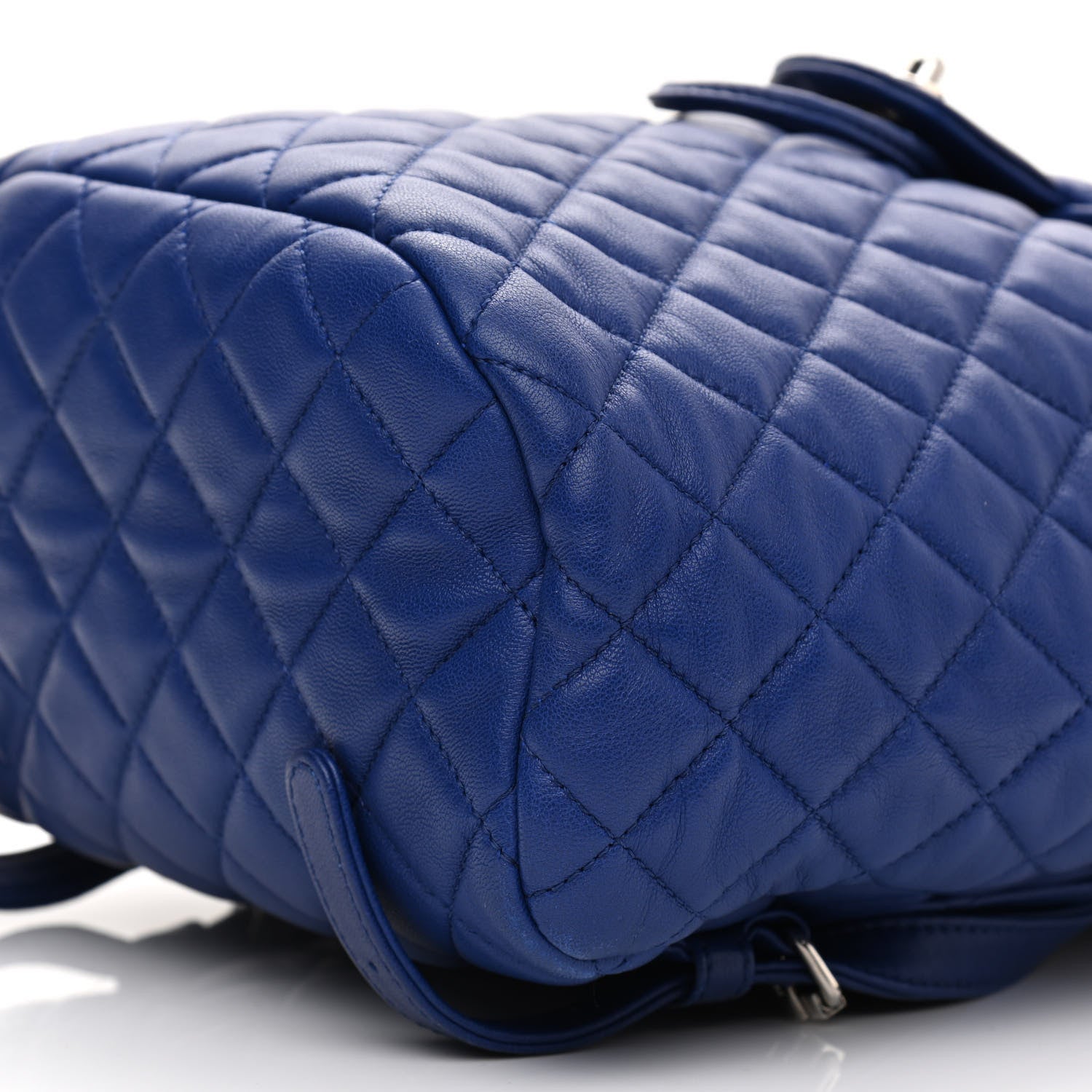Chanel Lambskin Quilted Small Urban Spirit Backpack Blue 10 of 10