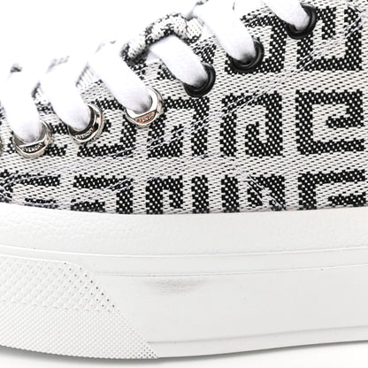 Givenchy Jacquard City Sport 4G Sneakers 37 White Black 10 of 14