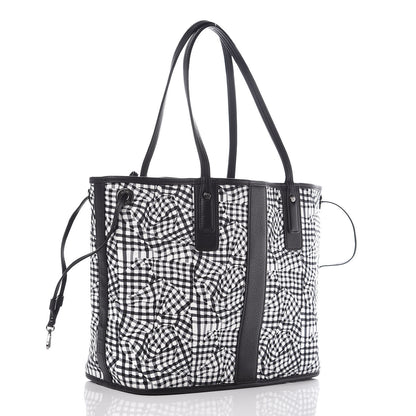 MCM Visetos Medium Liz Reversible Shopper Tote Black 6 of 15