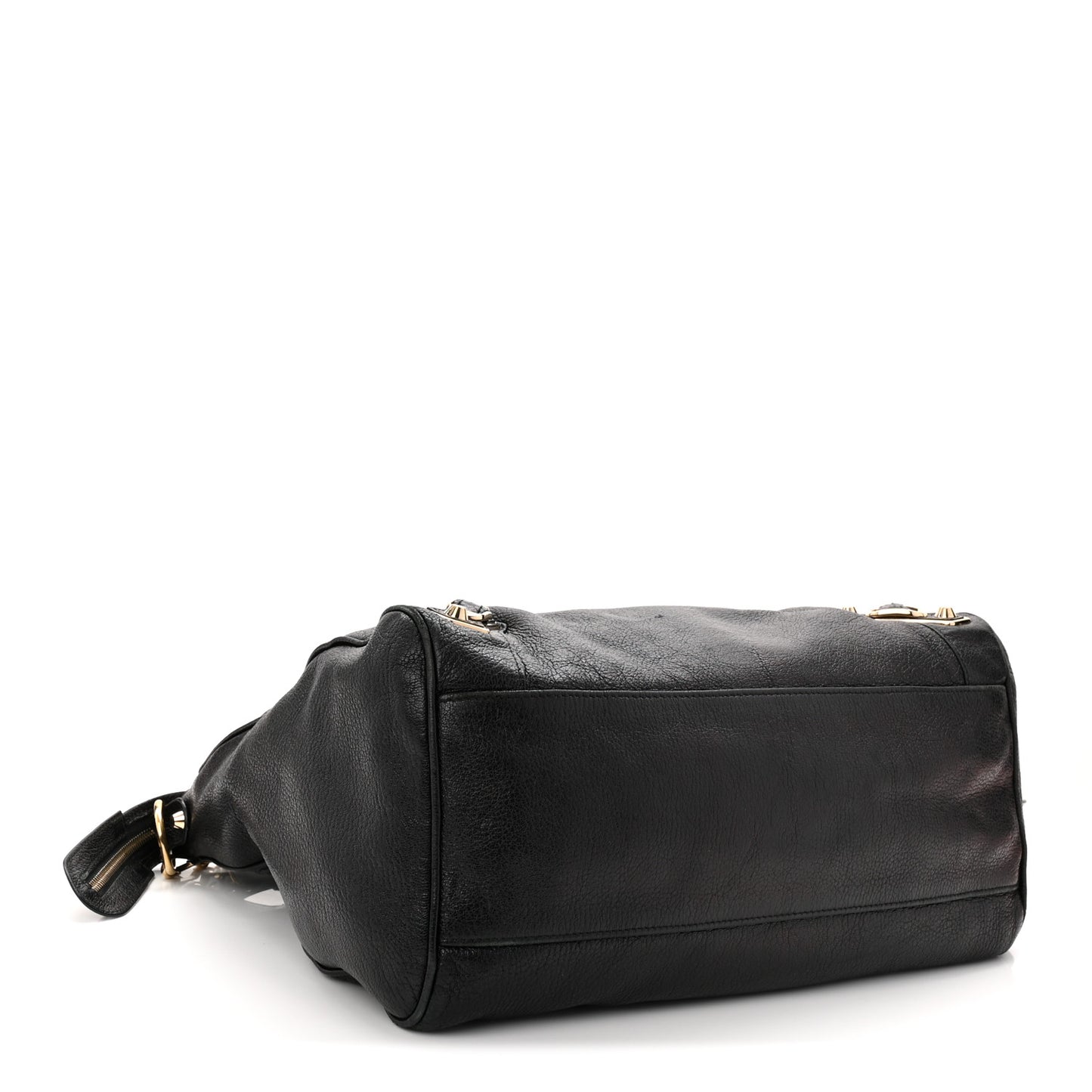 Chevre Gold Metallic Edge Hardware Velo Black
