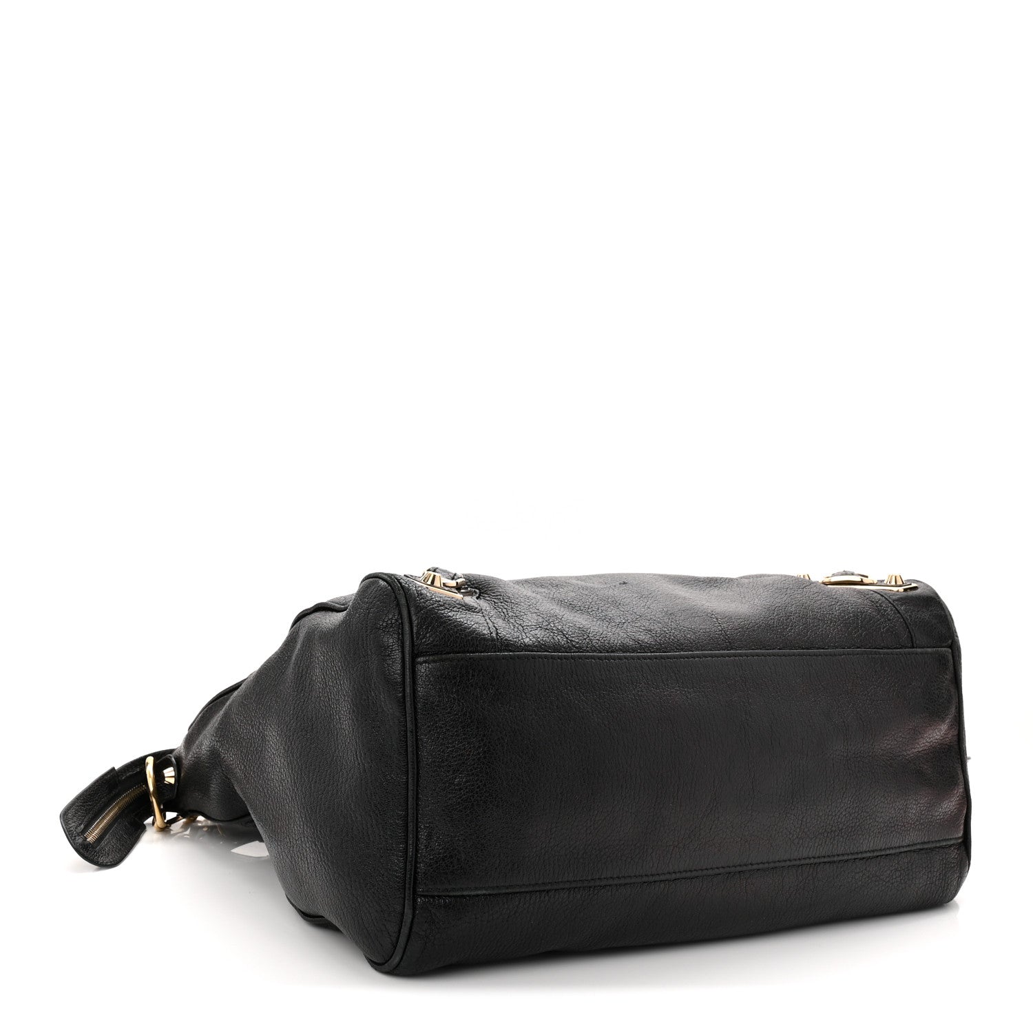 Balenciaga Chevre Gold Metallic Edge Hardware Velo Black 4 of 12