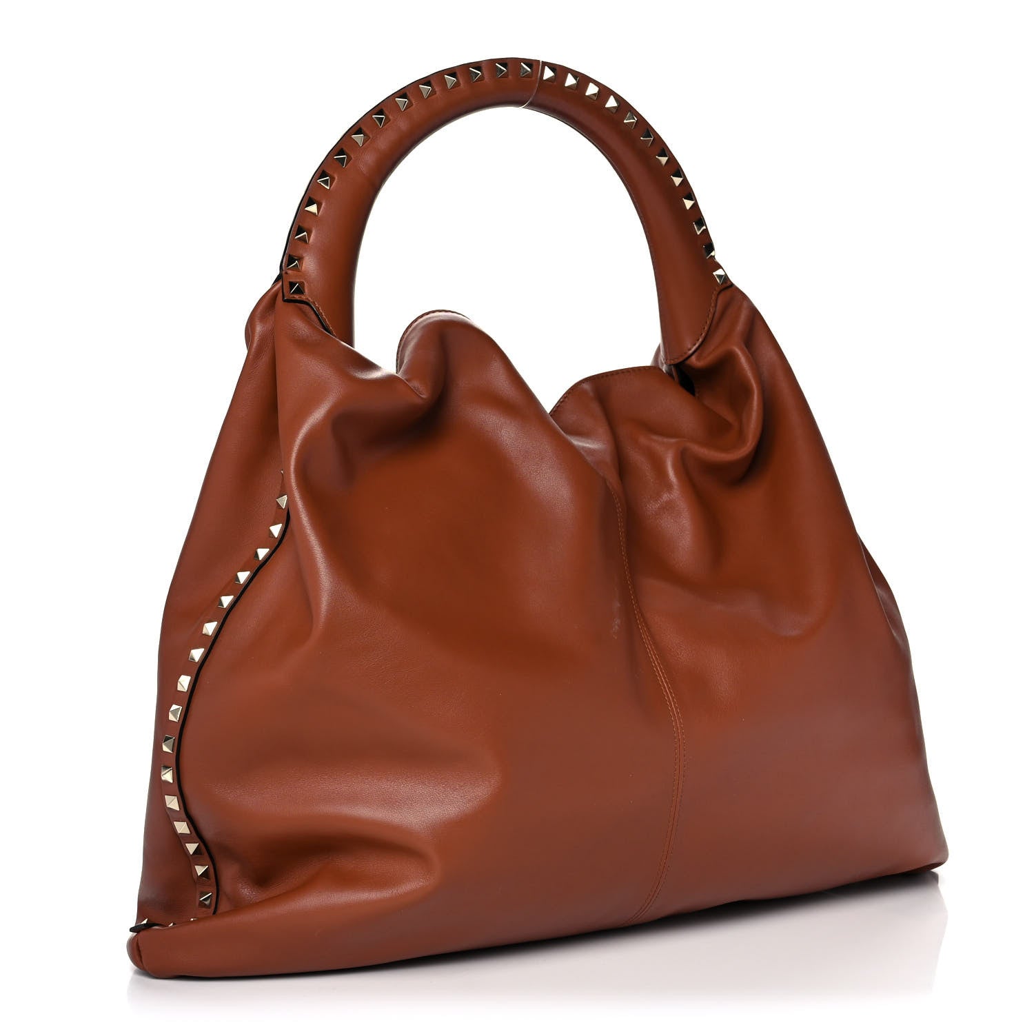 Valentino Garavani Calfskin Rockstud Hobo Selleria 3 of 11