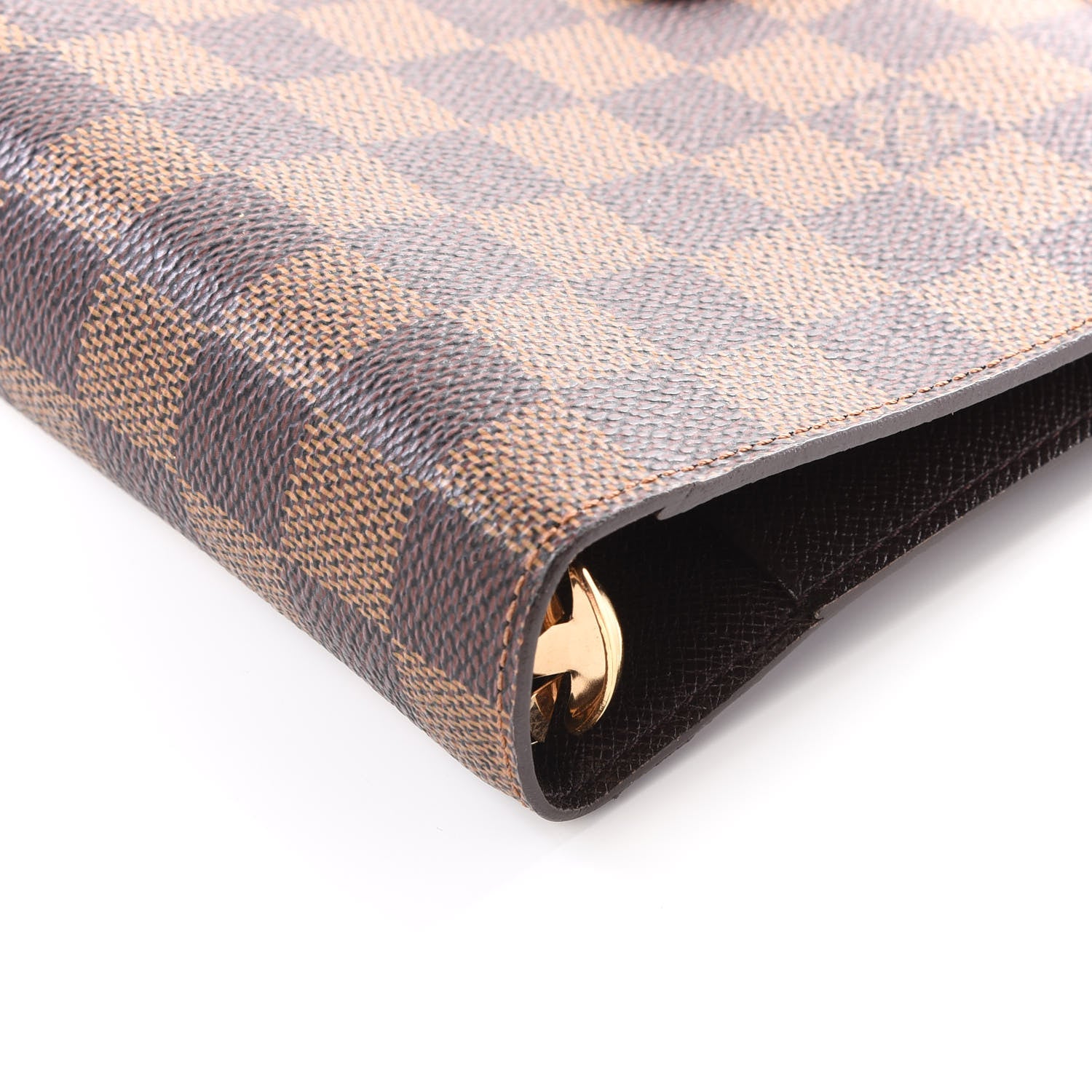 Louis Vuitton Damier Ebene Medium Ring Agenda Cover 6 of 11