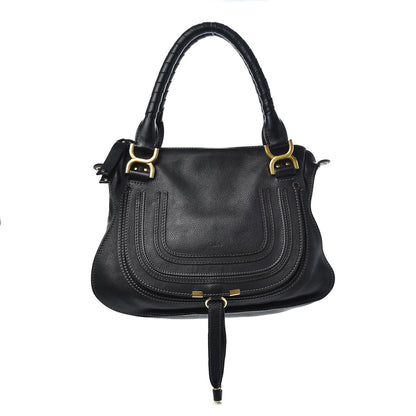Chloe Calfskin Medium Marcie Satchel Black 1 of 10