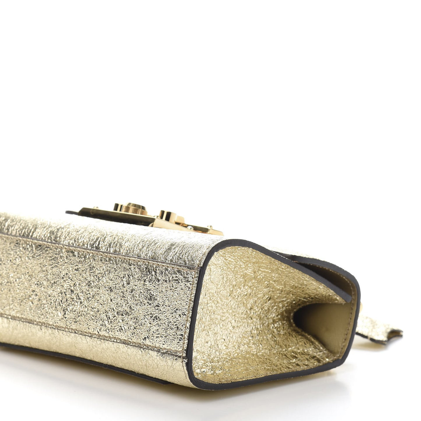 Galassia Small Padlock Shoulder Bag Platino