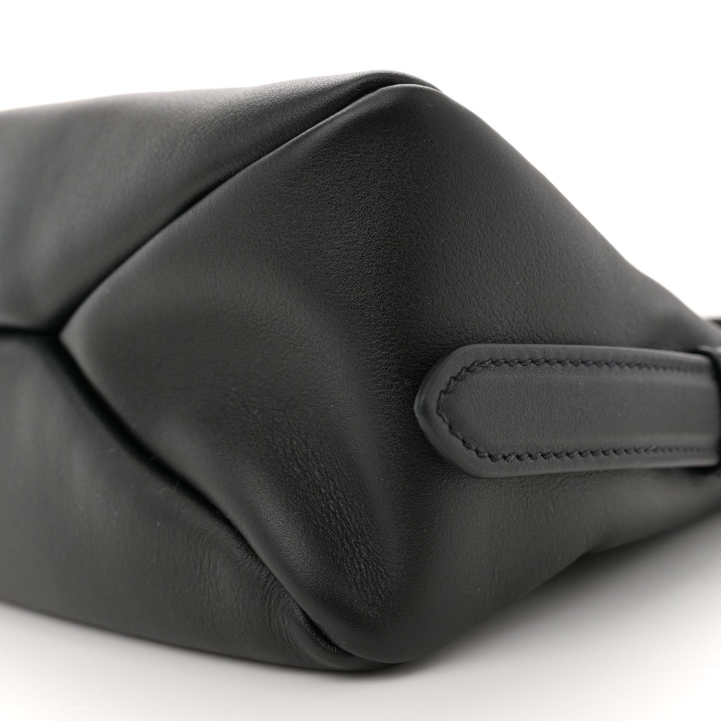 Soft Calfskin Medium Aimee Shoulder Bag Black