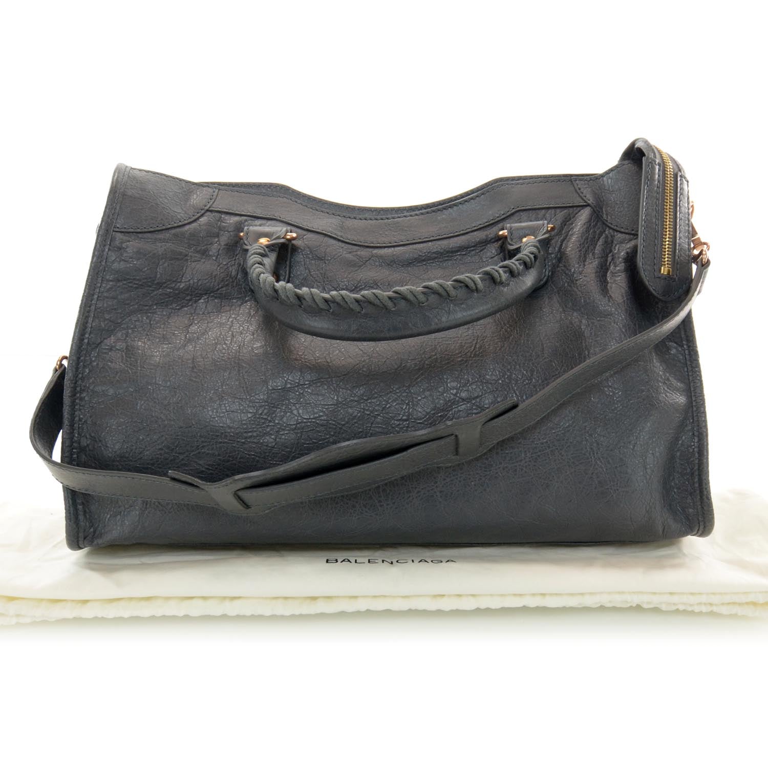Balenciaga Agneau Giant 12 Rose Gold Hardware City Gris Tarmac 3 of 11