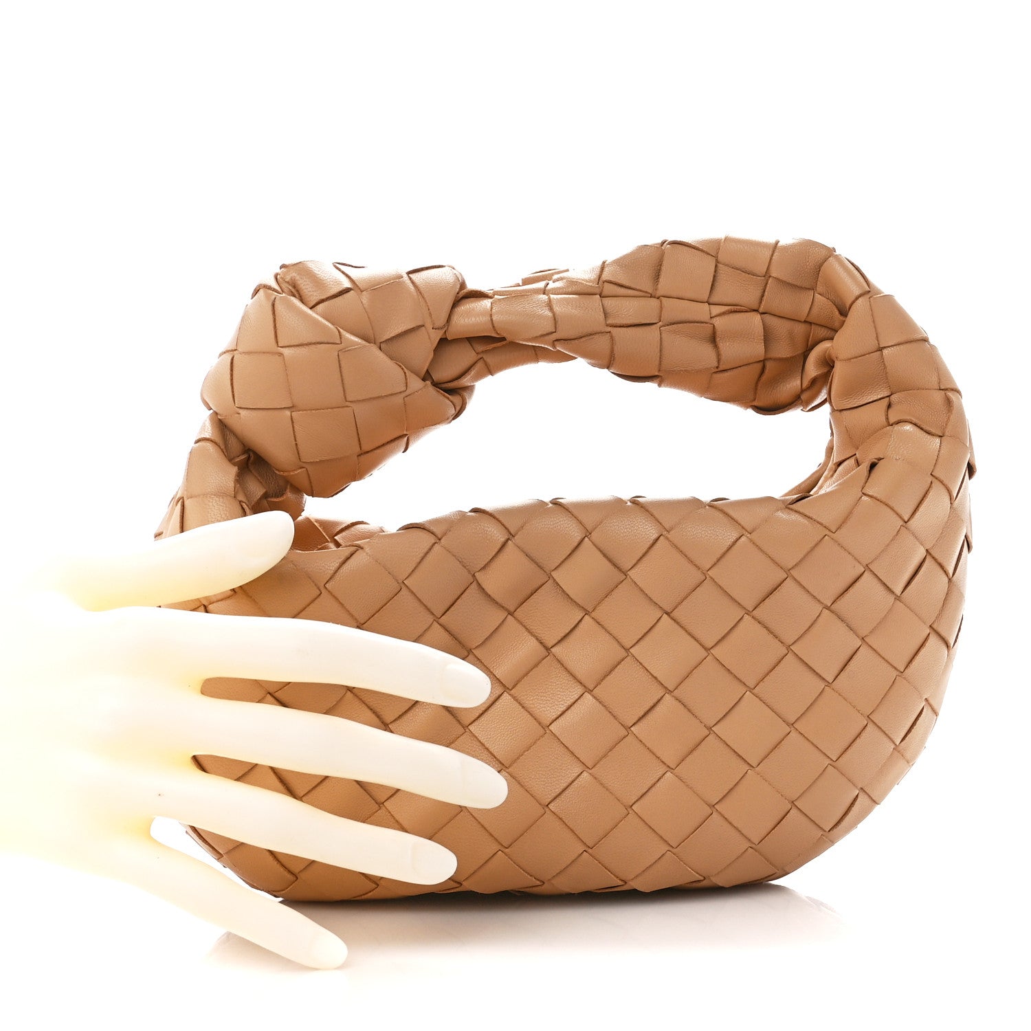Bottega Veneta Nappa Intrecciato Mini Jodie Almond 3 of 12