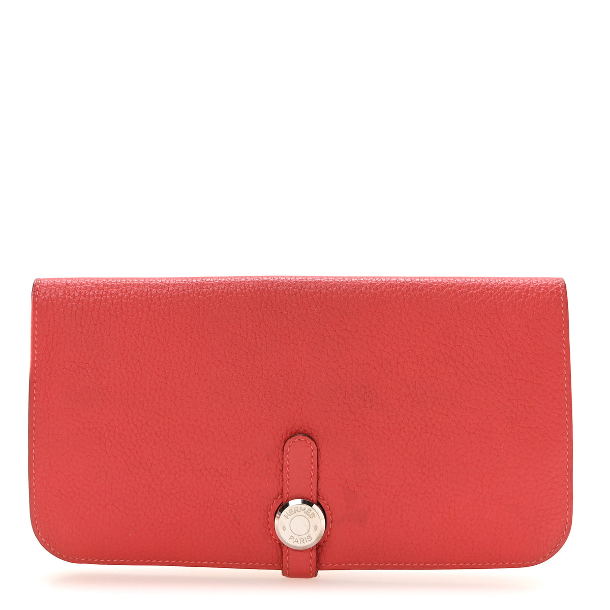Hermes Togo Dogon Recto Verso Wallet Rouge Pivoine 1 of 9