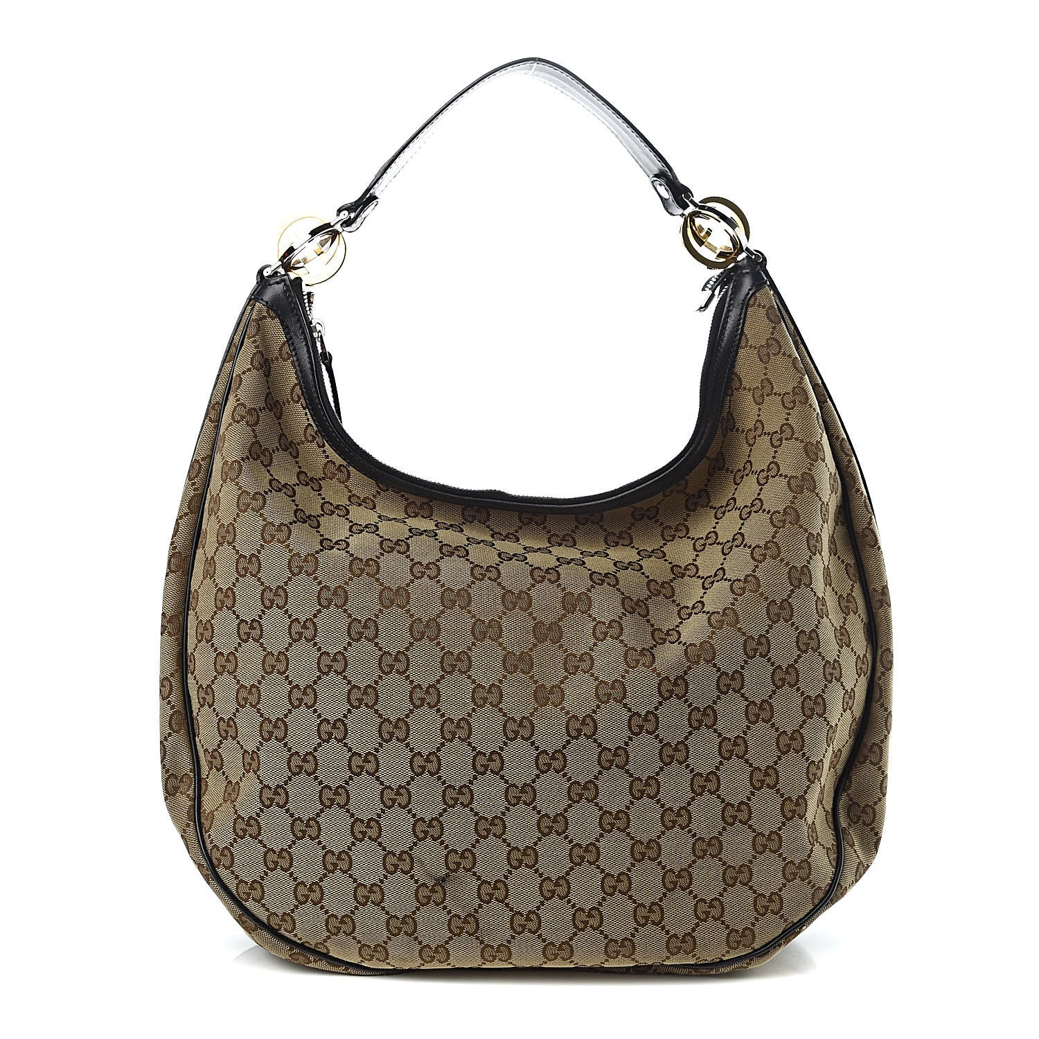 Gucci Monogram Large GG Twins Hobo Black 1 of 10