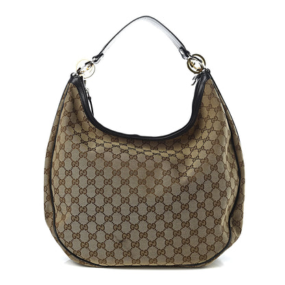 Gucci Monogram Large GG Twins Hobo Black 1 of 10