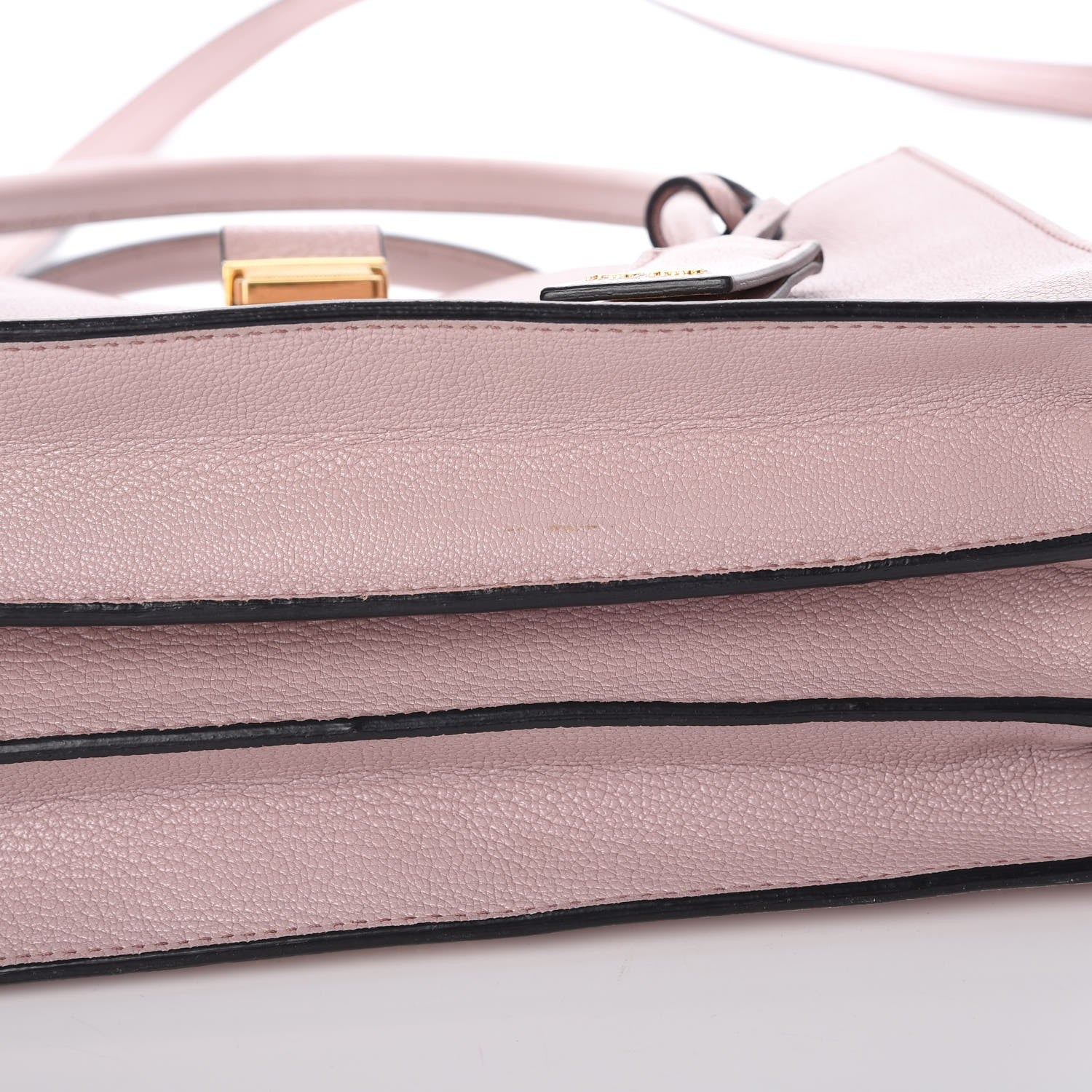 Miu Miu Goatskin Madras Tote Mughetto 6 of 10