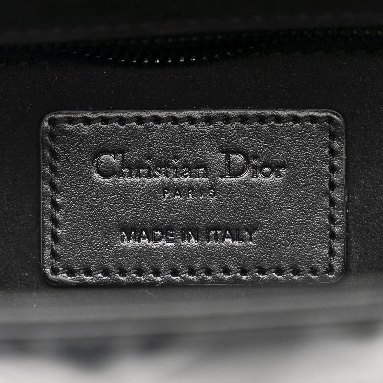 Christian Dior Calfskin Cannage Diamond Small My ABCDior Lady Dior Black 6 of 11