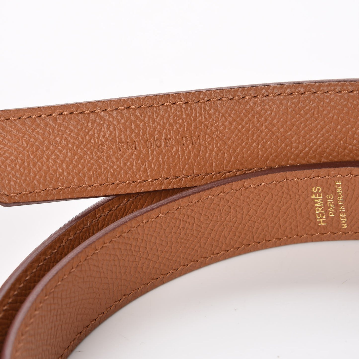 Epsom 25mm Tressage Shoulder Strap Abricot Rose Azalee Gold