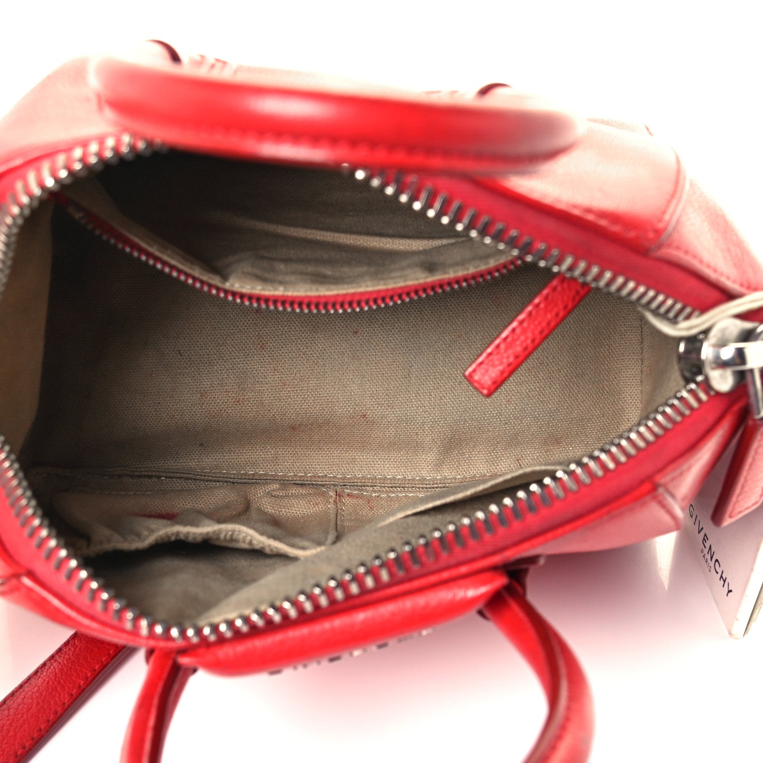 Givenchy Sugar Goatskin Mini Antigona Pop Red 5 of 13