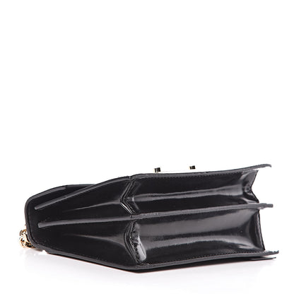 Versace Patent Small Diamante Flap Black 4 of 10