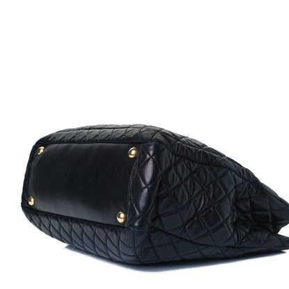 Chanel Lambskin Quilted Large Tote Black 8 of 8