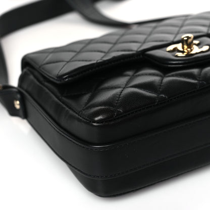 Chanel Calfskin Quilted Bolero De Chanel Flap Bag Black 7 of 8