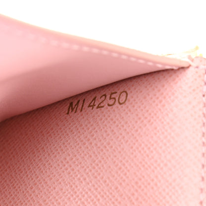 Louis Vuitton Damier Azur Victorine Wallet Rose Ballerine 7 of 7
