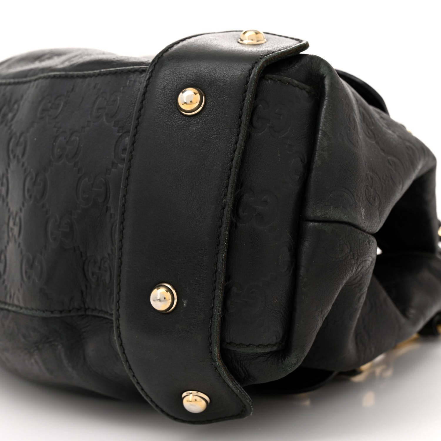 Gucci Guccissima Small Pelham Shoulder Bag Black 10 of 20