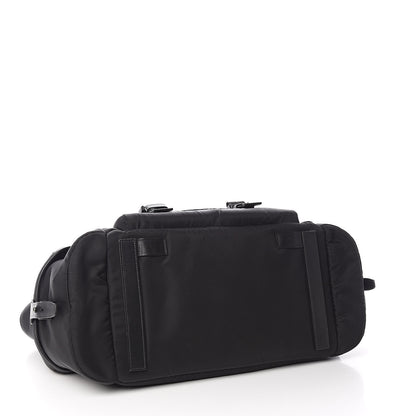 Prada City Calf Tessuto Nylon Shopping Tote Black 4 of 12