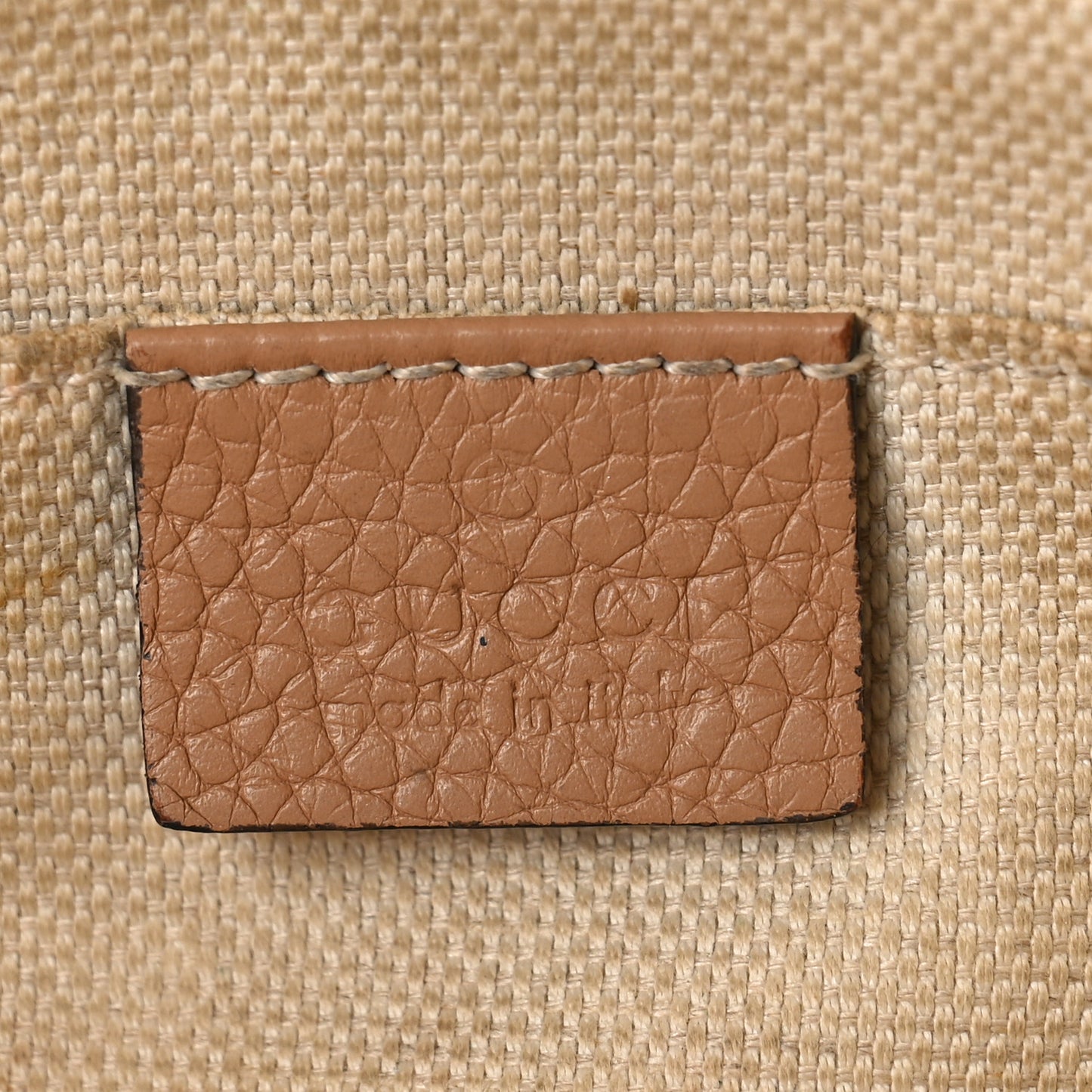 Pebbled Calfskin Small Soho Disco Bag Camelia