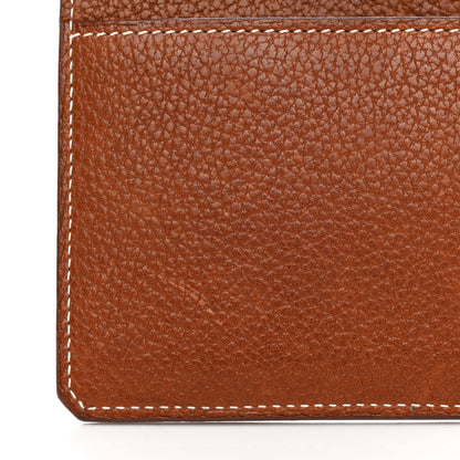 Hermes Barenia Faubourg City 3CC Card Holder Fauve 7 of 8
