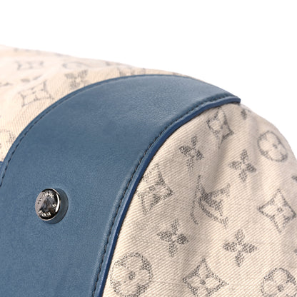 Louis Vuitton Monogram Denim Speedy Round Blue 10 of 20