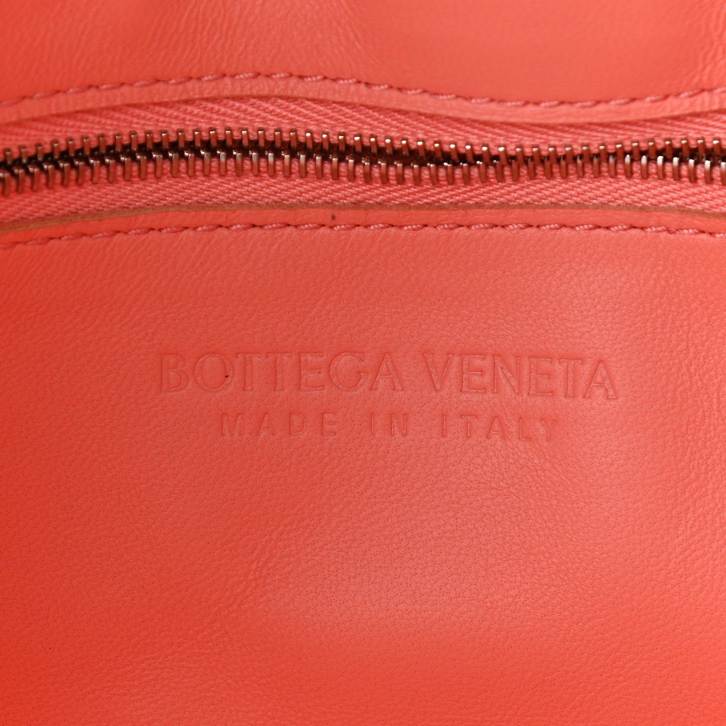 Nappa Maxi Intreccio Cassette Bag Peach