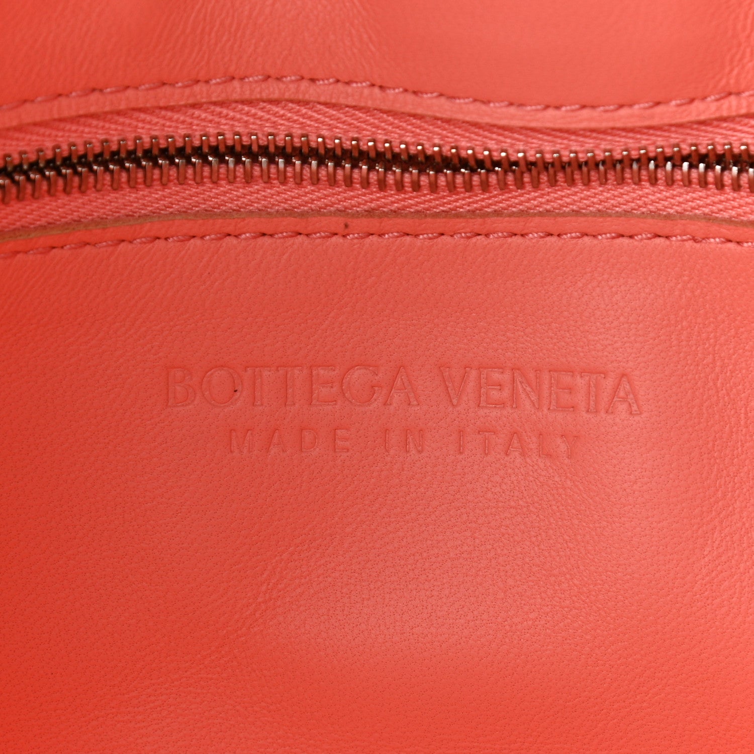 Bottega Veneta Nappa Maxi Intreccio Cassette Bag Peach 6 of 11