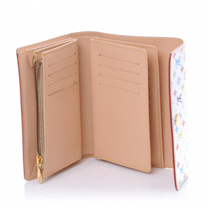 Louis Vuitton Monogram Multicolor Alexandra Wallet White 5 of 7