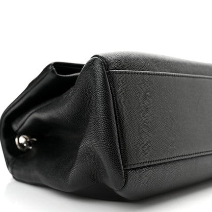 Saint Laurent Grain De Poudre Medium West Hollywood Monogram Fold-Over Black 9 of 10