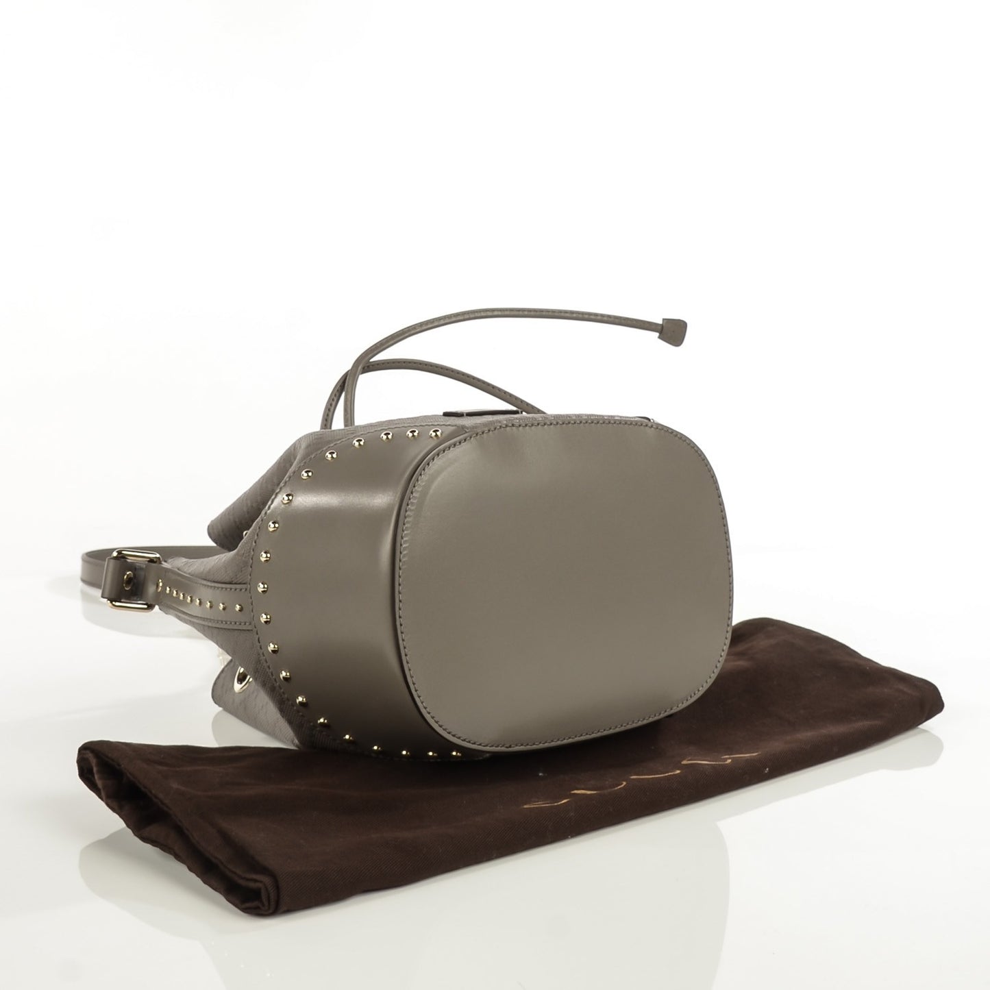 Bright Diamante Studded Small Bucket Bag Loess