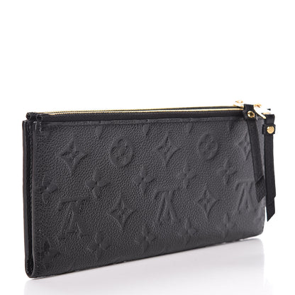 Louis Vuitton Empreinte Adele Wallet Black 3 of 9