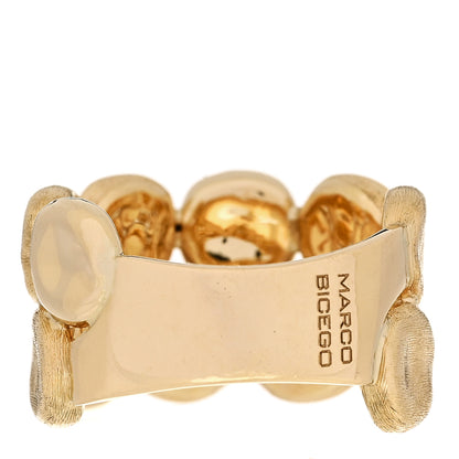 Marco Bicego 18K Yellow Gold Double Row Disc Ring  54 6.75 3 of 6