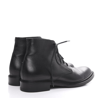 Saint Laurent Smooth Calfskin Ankle Boots 35 Black 4 of 8