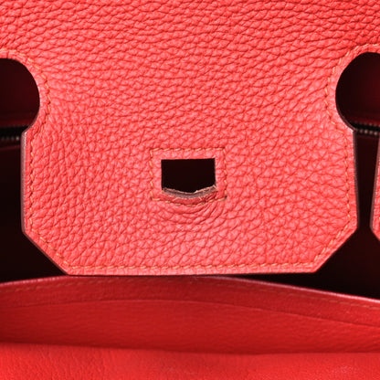 Hermes Togo Birkin 35 Rouge Casaque 20 of 38