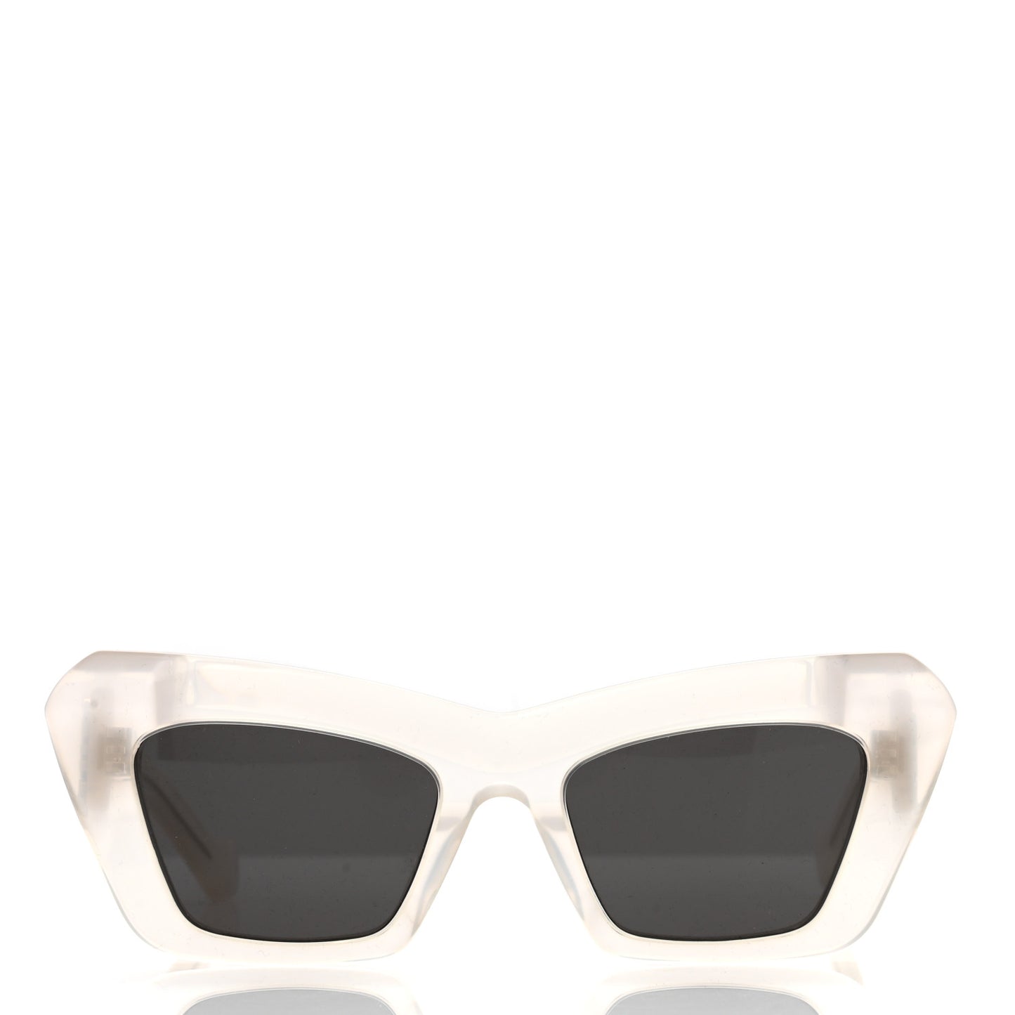 Acetate Cat Eye Sunglasses LW40036I White